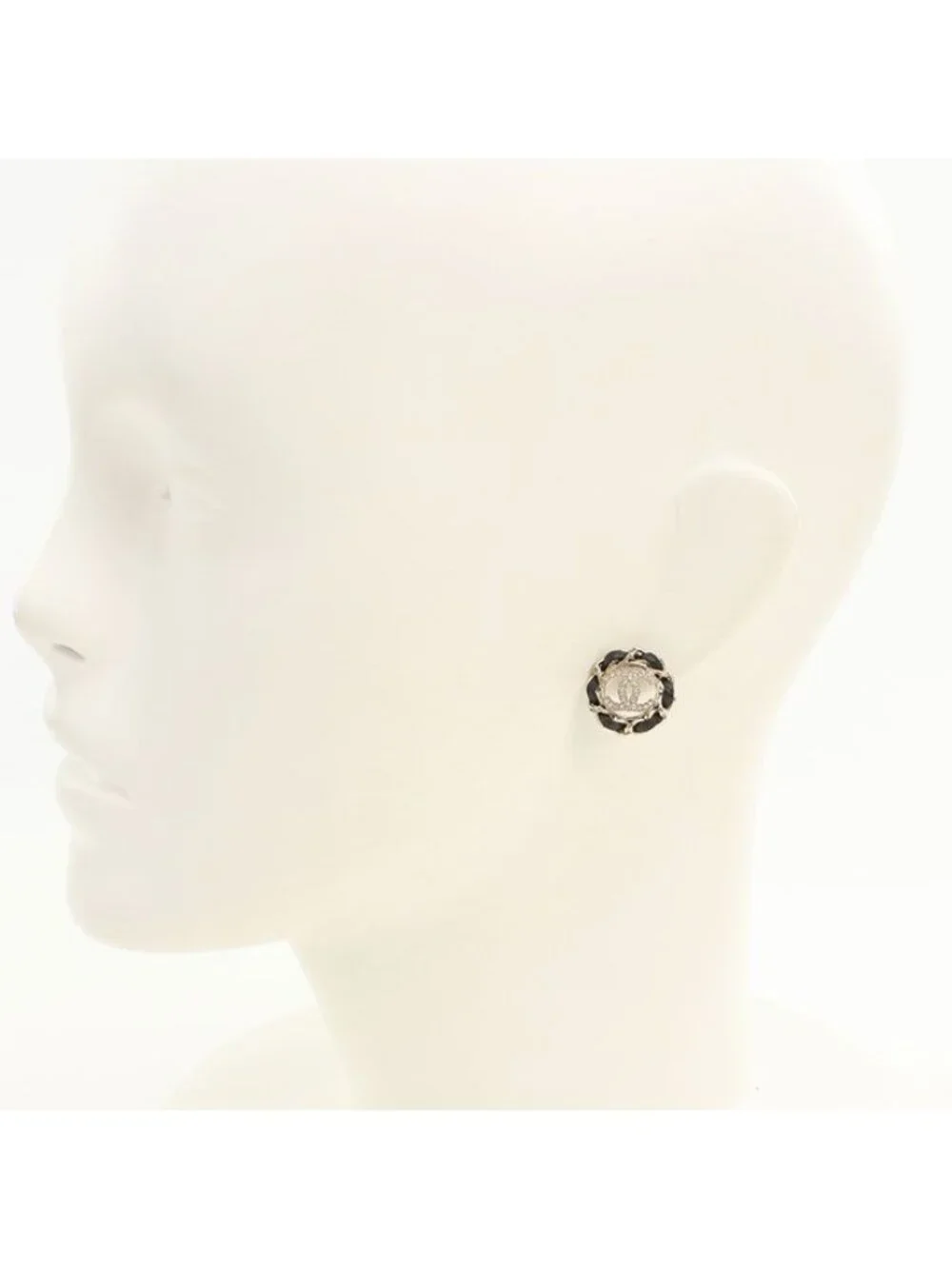 Chanel CC Logo Earrings Metal